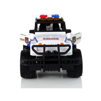 Auto R/C Policja Jeep Policyjny 1:14 Zdalnie Sterowane Efekty Świetlne