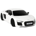 Auto Samochód Zdalnie Sterowany RC Audi R8 Rastar Pilot Białe 1:24