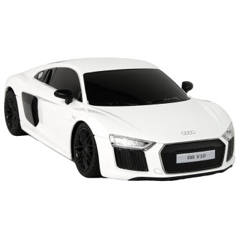 Auto Samochód Zdalnie Sterowany RC Audi R8 Rastar Pilot Białe 1:24