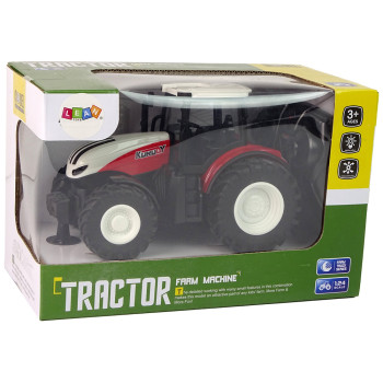 Traktor Rolniczy 1:24 Zdalnie sterowany R/C Pilot Farma Biało Czerwony