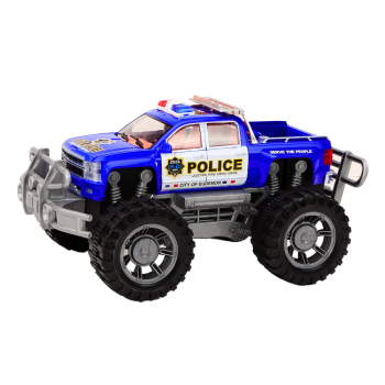 Samochód Policyjny Pickup Niebieski Terenowy Wóz Policji