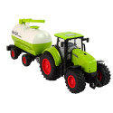 Traktor z Przyczepą Duże Koła Zielony Farma