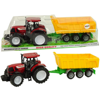 Traktor Wywrotka Żółta Ciągnik 50 cm