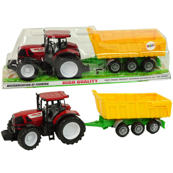 Traktor Wywrotka Żółta Ciągnik 50 cm