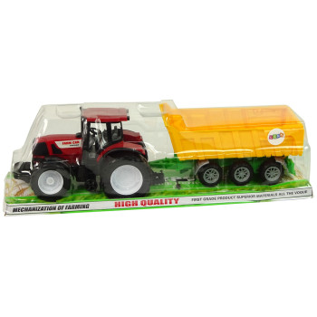 Traktor Wywrotka Żółta Ciągnik 50 cm