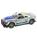 Auto Policja 1:14 Światła Dźwięki Srebrne