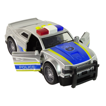 Auto Policja 1:14 Światła Dźwięki Srebrne