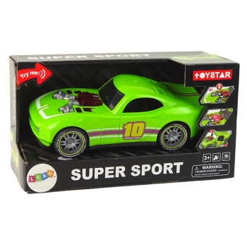 Auto 1:14 Samochód Zielony Sportowy Dźwięk Światła Pojazd