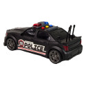 Auto Sportowe Otwierany Bagażnik Policja Światła Dźwięki Czarny 1:16