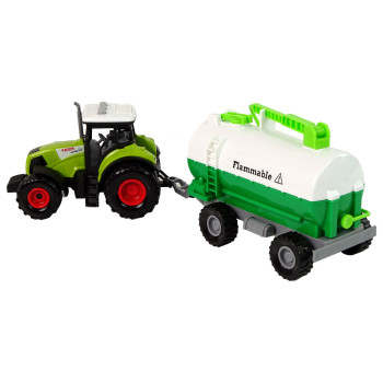 Traktor dla Dzieci z Przyczepką Cysterna Autko Farma