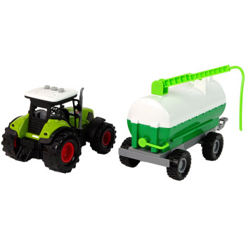 Traktor dla Dzieci z Przyczepką Cysterna Autko Farma