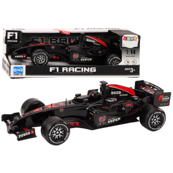 Wyścigówka Samochód Sportowy F1 Z Napędem 1:14 Czarna Dźwięki