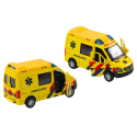 Ambulans Karetka 1:32 Otwierane Drzwi Światła Dźwięki Napęd Żółt