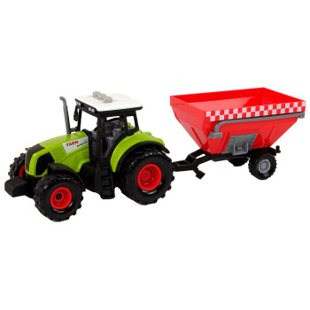 Traktor Farma Odpinana Przyczepa Na Zboże Dźwięk Zielony