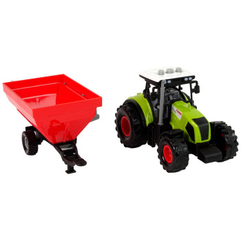 Traktor Farma Odpinana Przyczepa Na Zboże Dźwięk Zielony