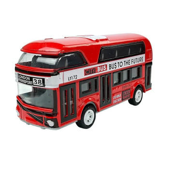 Piętrowy Autobus Napęd Naciągowy 4 Kolorów