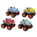 Auto 4x4 Klasyczny Model Na Dużych Kołach 4 Kolory