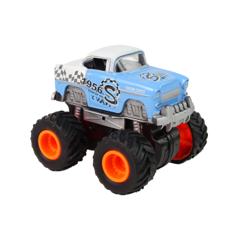 Auto 4x4 Klasyczny Model Na Dużych Kołach 4 Kolory