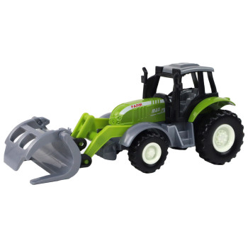 Traktor Koparka Zielony Krokodylek Pojazd Rolniczy