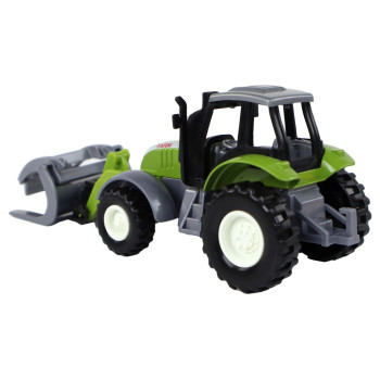 Traktor Koparka Zielony Krokodylek Pojazd Rolniczy