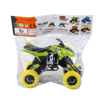 Pojazd Terenowy Pchacz Quad XC Gumowe Koła Zielony