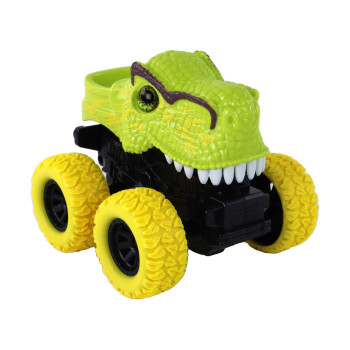 Pojazd Terenowy Pchacz  Tyranozaur Rex Gumowe Koła Zielony