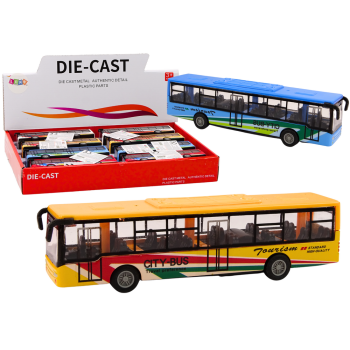 Autobus Miejski Z Napędem Frykcyjnym 15cm Metalowy