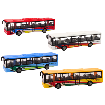 Autobus Miejski Z Napędem Frykcyjnym 15cm Metalowy