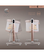 Elektryczna kołyska łóżeczko 4w1 Cavoe COQ Cashmere