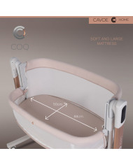 Elektryczna kołyska łóżeczko 4w1 Cavoe COQ Cashmere
