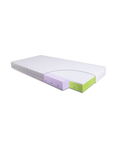 Materac piankowy BabyMatex Dual 60x120x10 – dwustronny, ortopedyczny