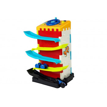 Zjeżdżalnia Blok Edukacyjny z Autkami Sorter