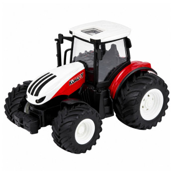 Traktor Rolniczy Z Przyczepą Wywrotką Zdalnie Sterowany Światła Dźwięk 1:24