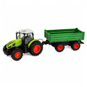 Traktor Rolniczy Z Przyczepą Wywrotką Zdalnie Sterowany RC Zielony 1:24