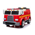 Wóz Strażacki na Akumulator Czerwony Dla Dzieci Pilot Sikawka LL911