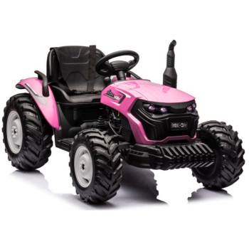 Traktor Na Akumulator HC-306 Różowy 24V