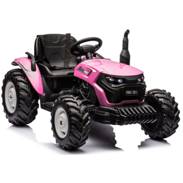 Traktor Na Akumulator HC-306 Różowy 24V