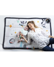 Mata interaktywna Gigant 100x150 cm - czarno-biała - Magiczna Kraina