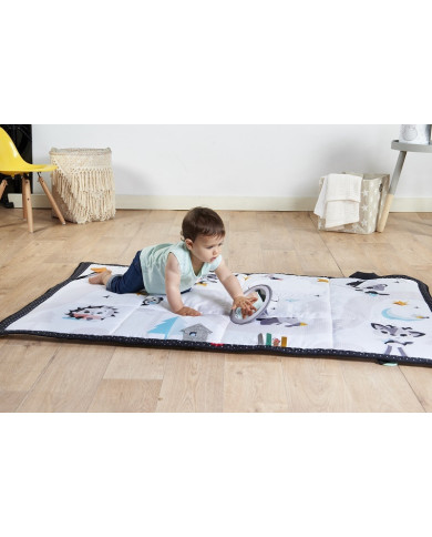 Mata interaktywna Gigant 100x150 cm - czarno-biała - Magiczna Kraina
