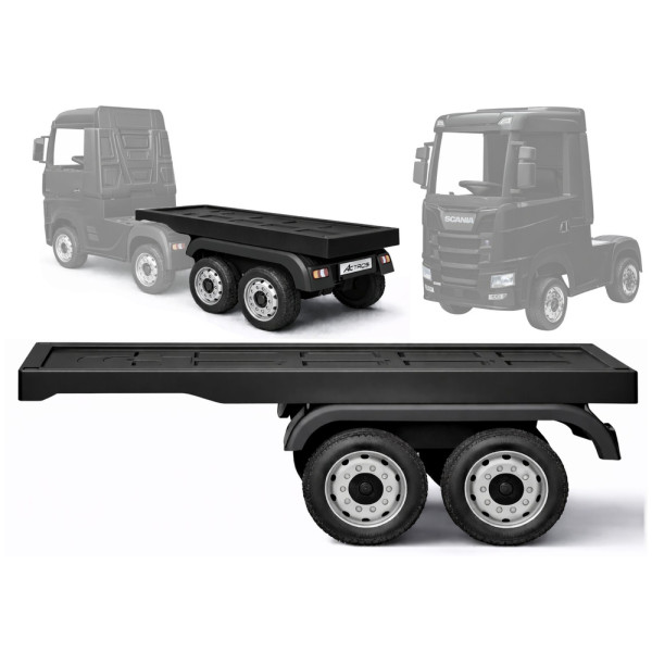 Naczepa do pojazdu HL358 Mercedes Scania Actros czarna
