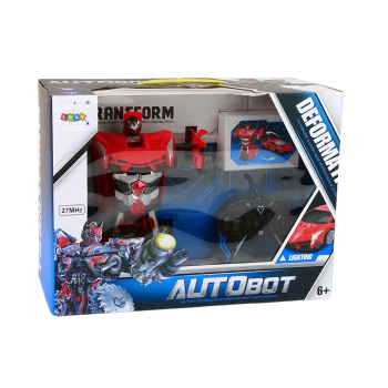 Auto Robot 2w1 Pilot R/C Zdalnie sterowane Czerwony