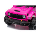 Pojazd Na Akumulator Jeep Rubicon DK-JWR558 24V Różowy