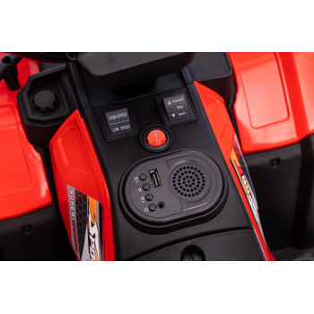 Quad Na Akumulator JC915 Czerwony