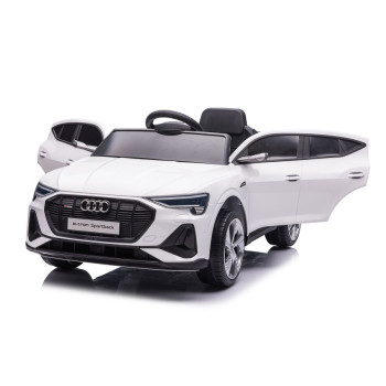 Auto Na Akumulator Audi E- Tron Białe QLS-6688 Światła LED MP3
