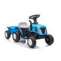 Traktor Na Akumulator z Przyczepą A009 Niebieski