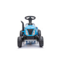 Traktor Na Akumulator z Przyczepą A009 Niebieski