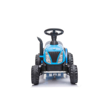 Traktor Na Akumulator z Przyczepą A009 Niebieski