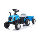 Traktor Na Akumulator z Przyczepą A009 Niebieski
