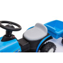 Traktor Na Akumulator z Przyczepą A009 Niebieski