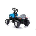 Traktor Na Akumulator z Przyczepą A009 Niebieski